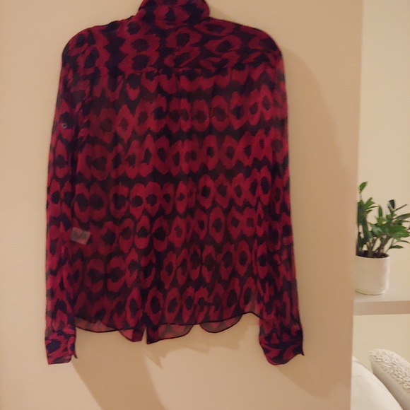 Cool sexy Adam sheer button top - Picture 1 of 8